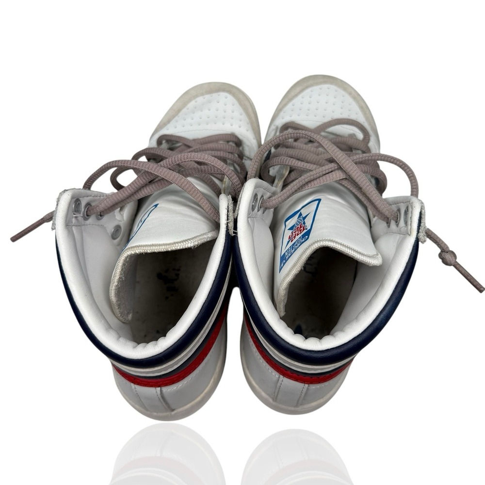 Adidas Originals Top Ten Hi Trainers White Blue Red D74481 Men's Size‎ 6 - Picture 10 of 10